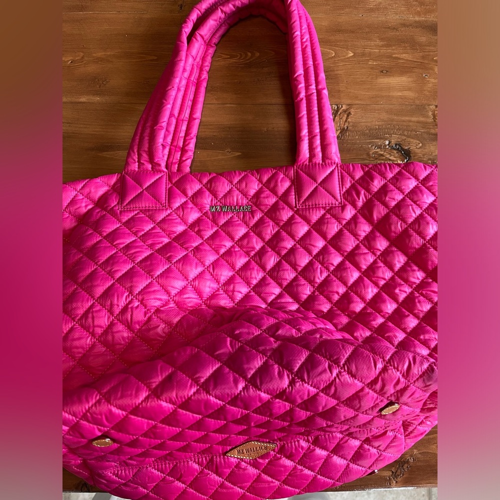 MZ Wallace medium tote in Dragonfruit